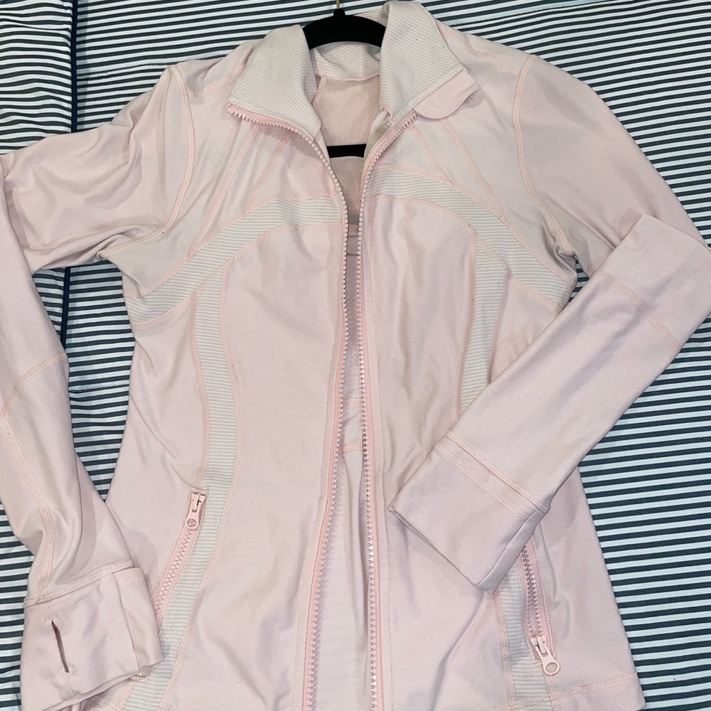 Pink Lululemon Define jacket size 8